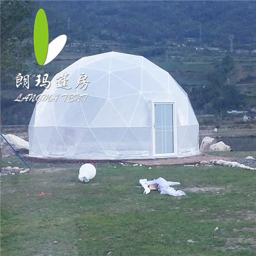 20米球形帐篷 全透明农业温室大棚